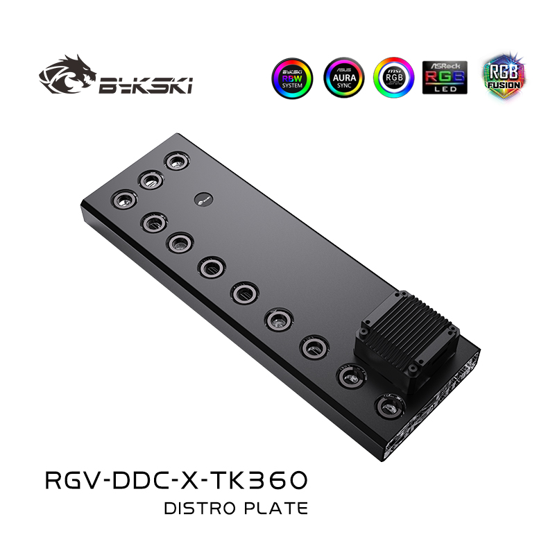 Bykski-PC冷却システム用のアクリルMistoアクリル - Distro Plate Ddc Pump Combo のレビューと価格