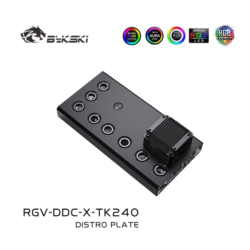 Bykski-PC冷却システム用のアクリルMistoアクリル - Distro Plate Ddc Pump Combo のレビューと価格