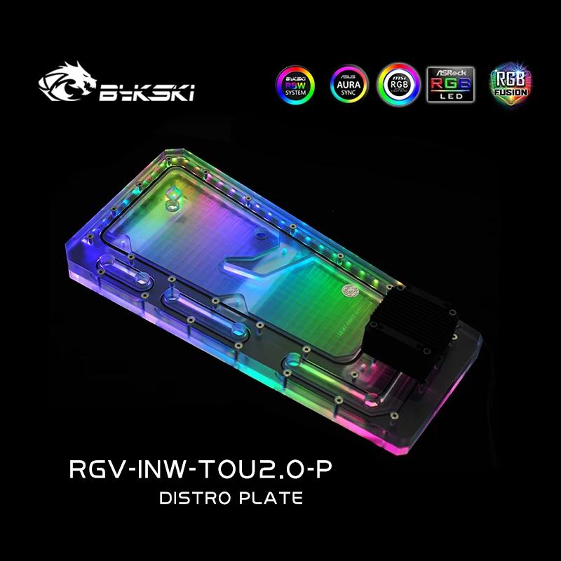 BYKSKI アクリルボードウォーターチャンネルソリューショ - Distro Plate Ddc Pump Combo のレビューと価格